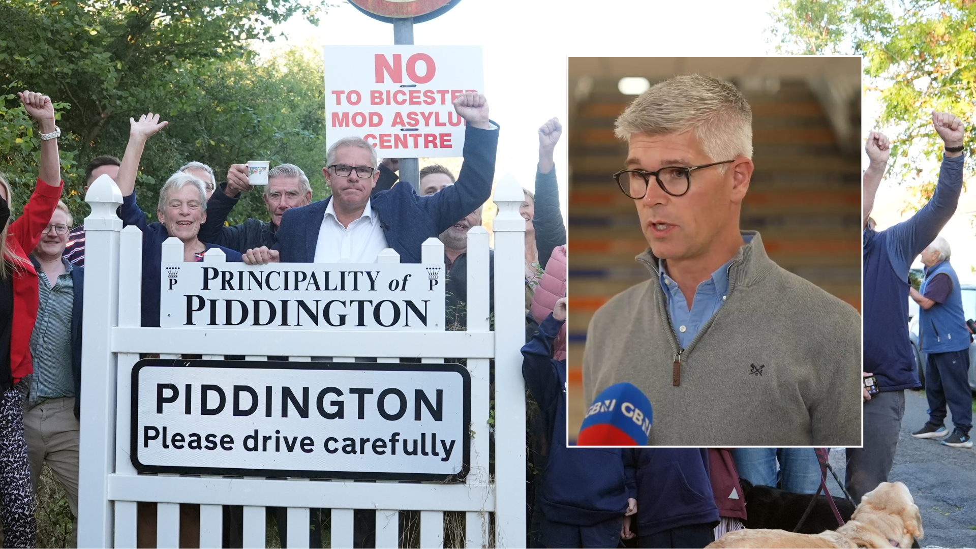 Lib Dem MP says Piddington campaign attracted ‘dark elements’ as locals resist migrant housing plans