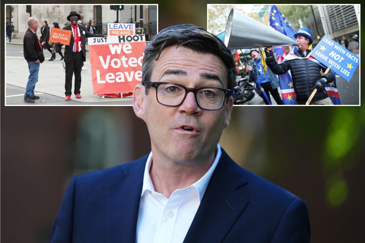 Andy Burnham opens door to Brexit betrayal 'another day' as PM paves way for rejoin EU pledge