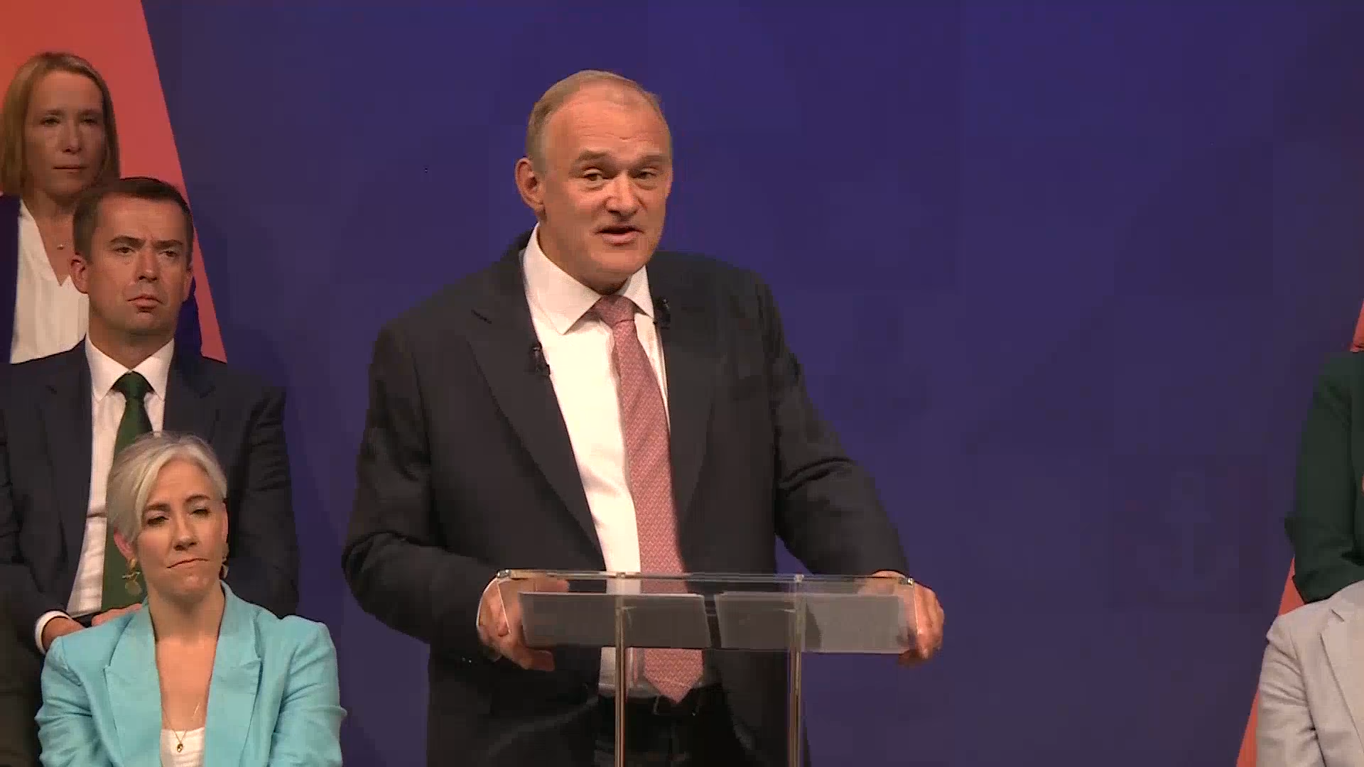 WATCH: Ed Davey swipes at Nigel Farage during party conference speech
