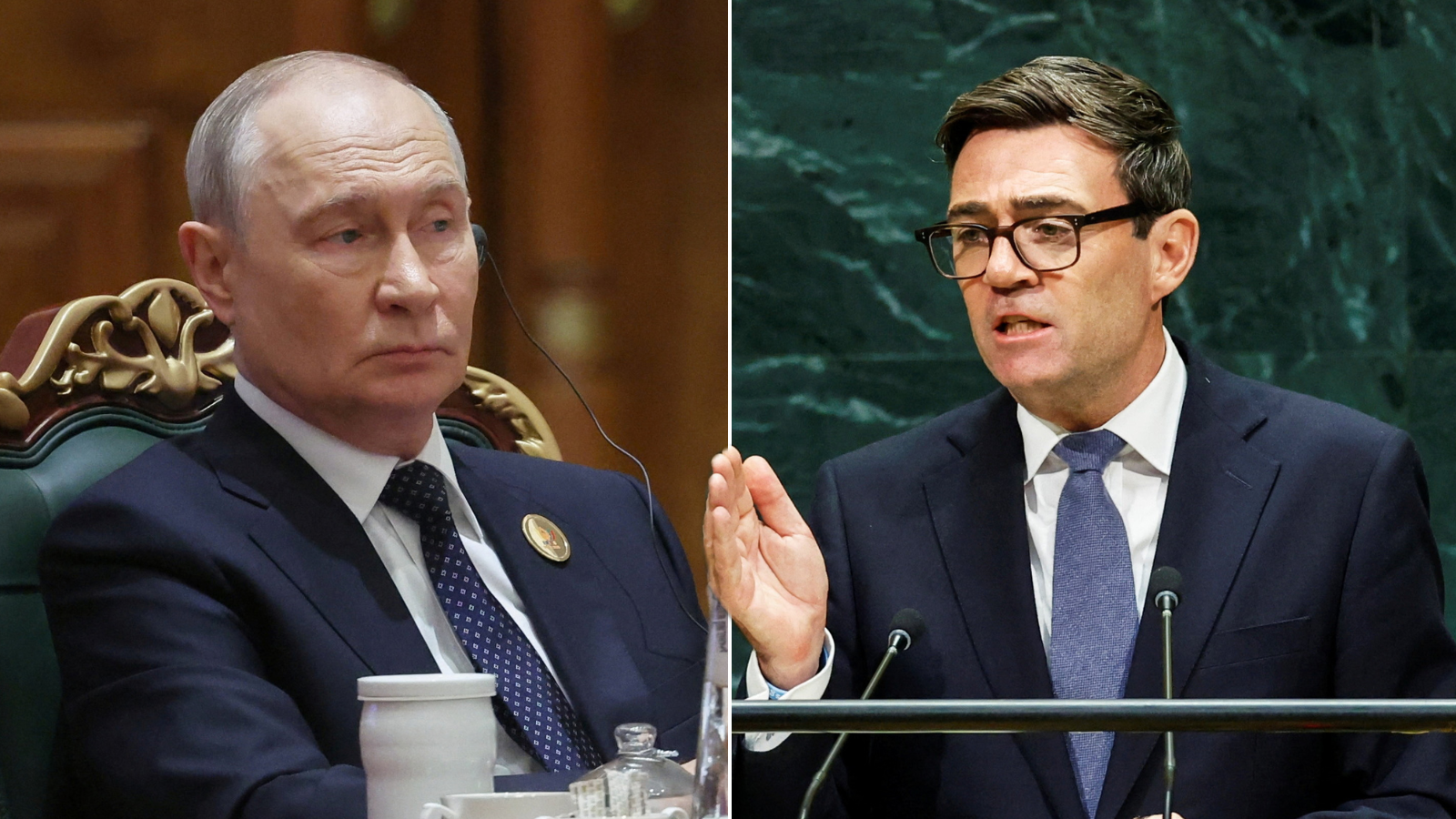 Andy Burnham accuses Russia of 'amplifying far-right narratives' in hawkish UN address