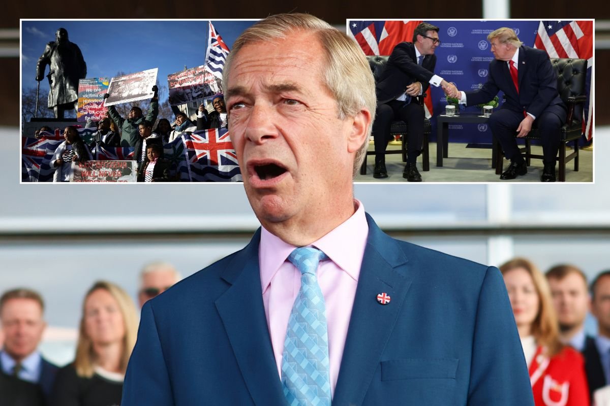 Nigel Farage pushed Donald Trump to reject 'terrible' Chagos deal just days before Andy Burnham's meeting in 'high-level' talks