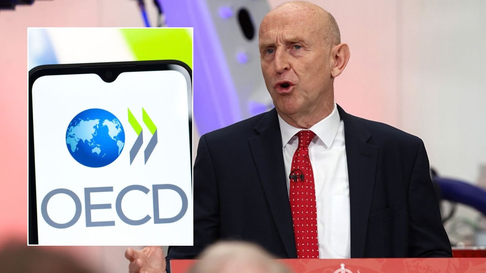 GDP growth to slow next year despite UK economy rebounding in 2026, OECD predicts