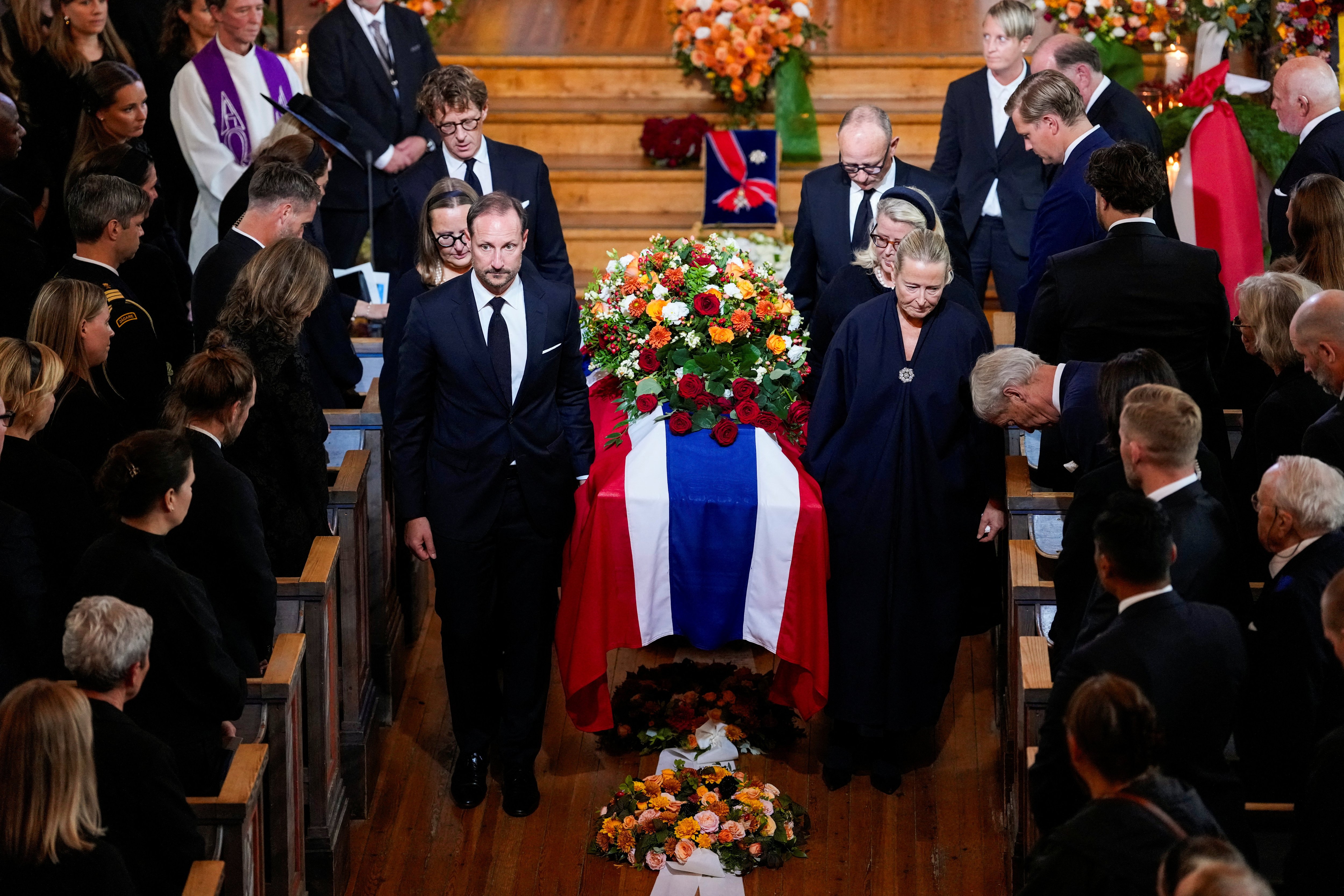 King Haakon leads royal presence for Princess Astrid's funeral as Princess Anne shares touching tribute