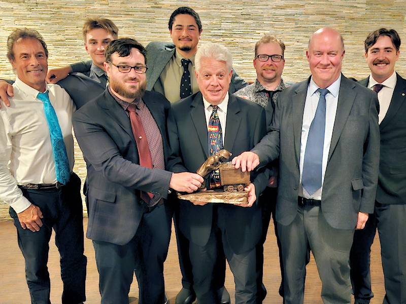 Bold Ventures team holding the Rising Star Award