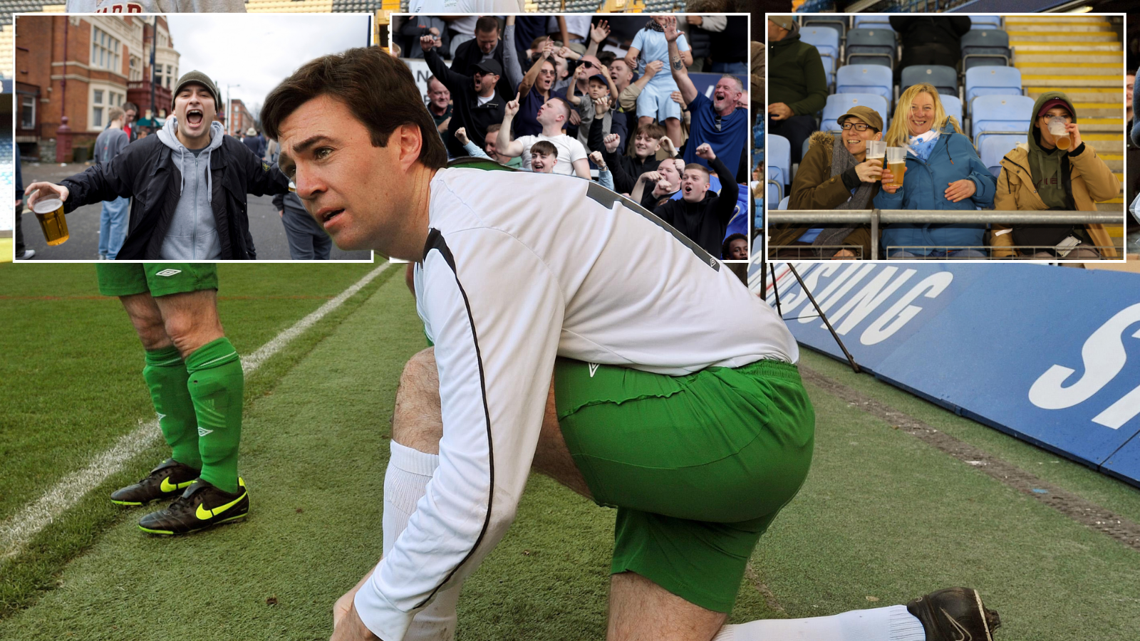 Andy Burnham set to lift beer ban in football stadiums as he slams unfair 'singling out' of fans