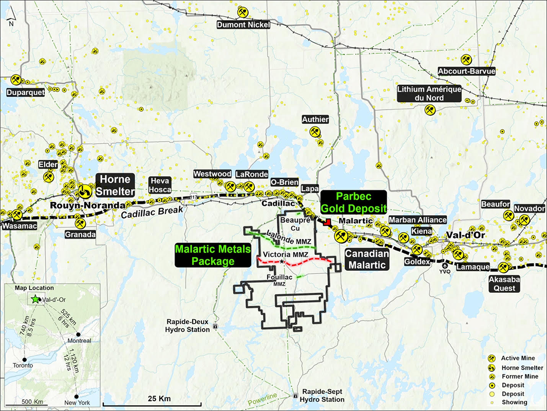 Regional exploration map of Renforth Resources' Victoria Deposit