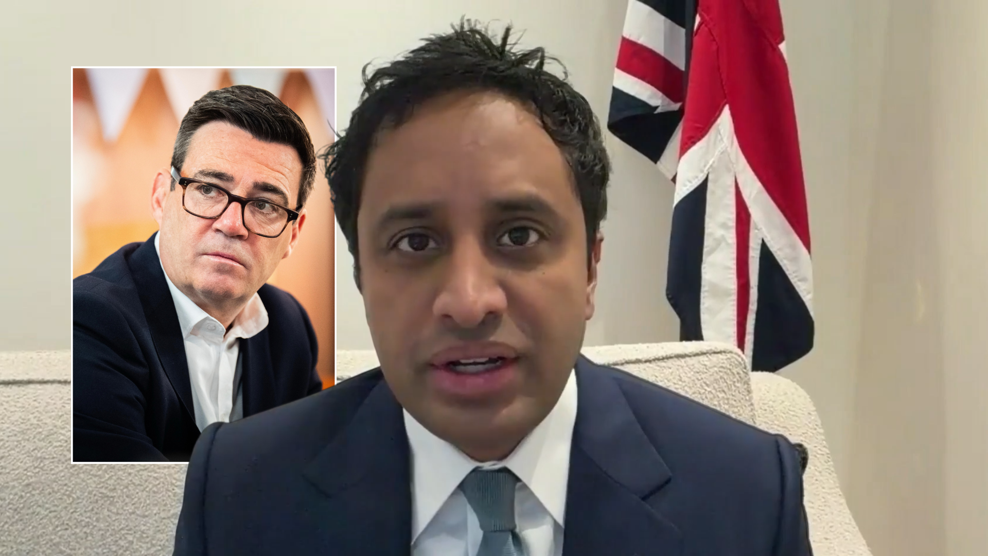 ‘Britain is still being invaded!’ Zia Yusuf tells Andy Burnham to tackle small boat crisis ‘before it's too late’