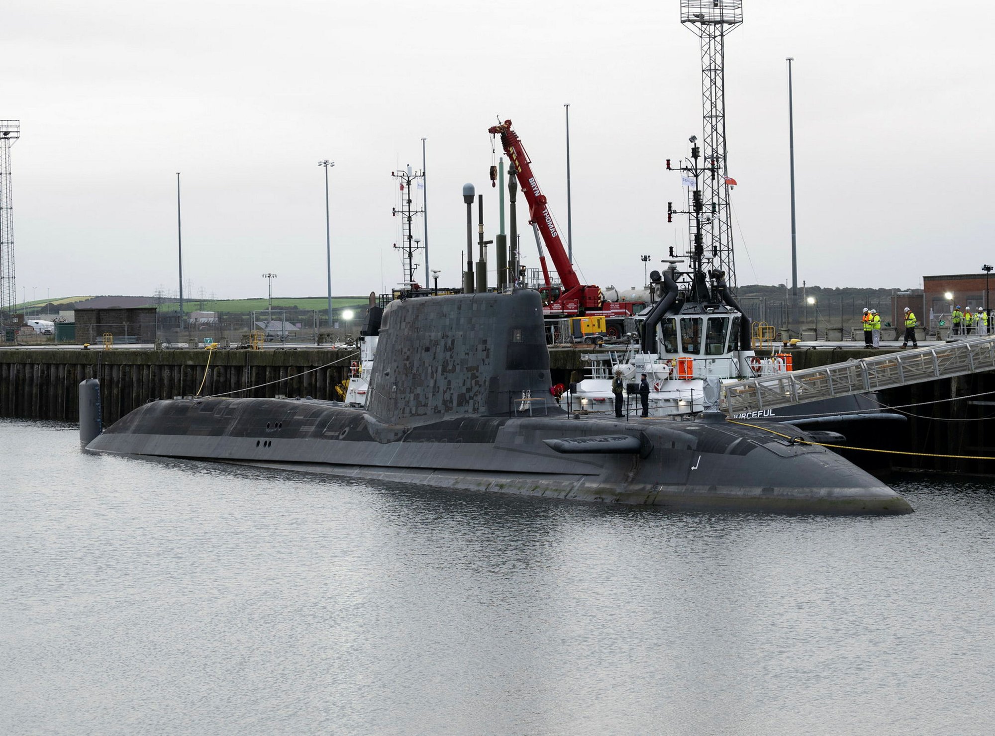 Britain's newest attack submarine HMS Agamemnon takes to sea in major boost to UK security