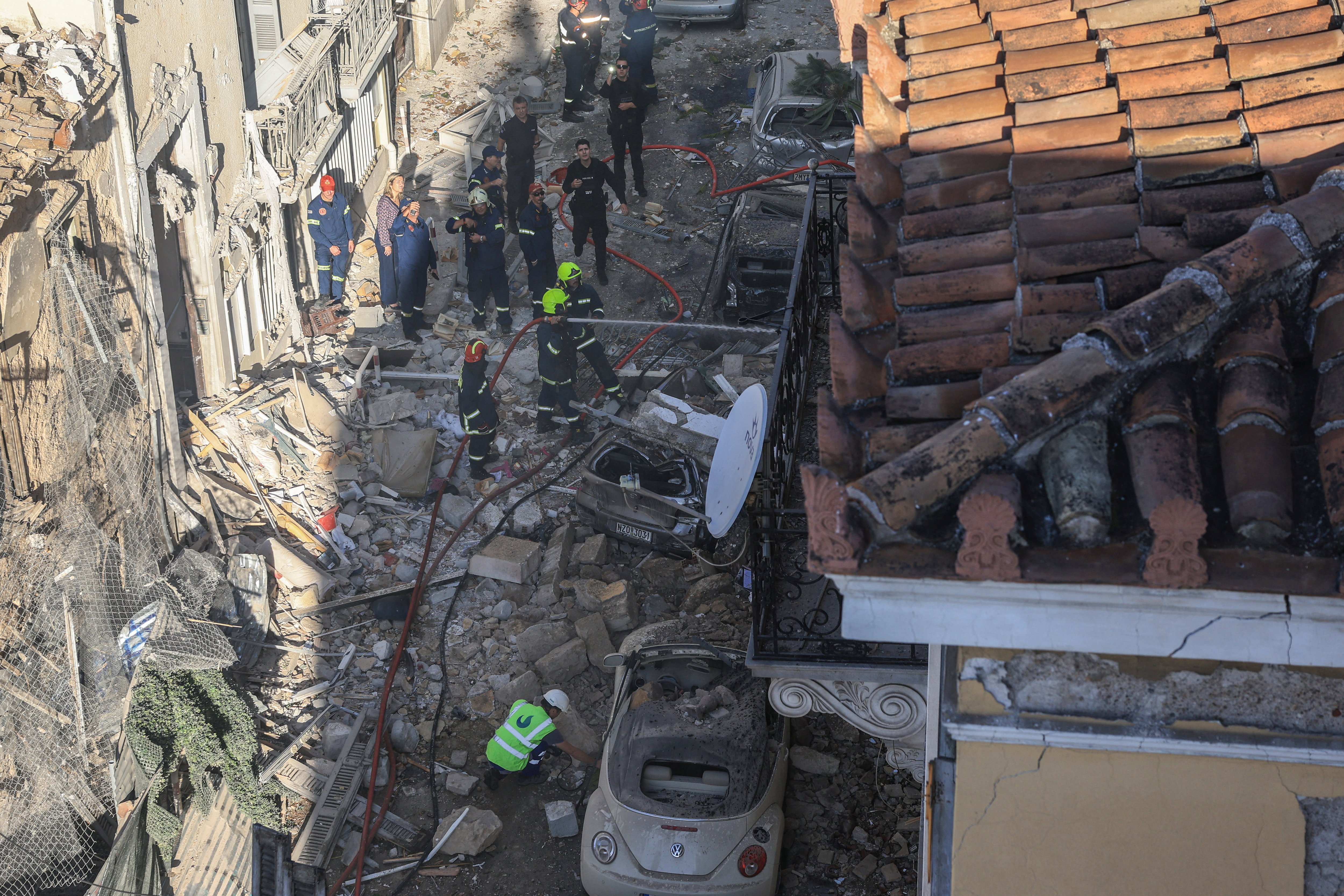 British man and Greek wife killed after explosion destroys building in Athens
