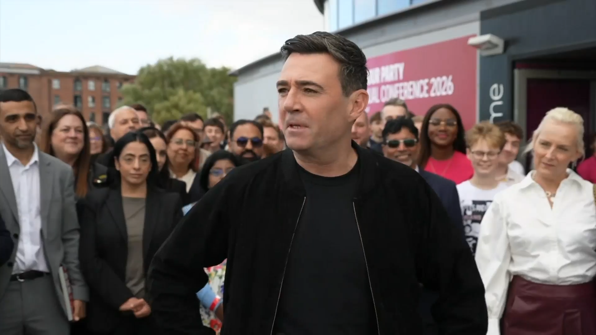 WATCH: Andy Burnham promises a 'new direction' for Britain as he arrives at his first Labour conference as PM