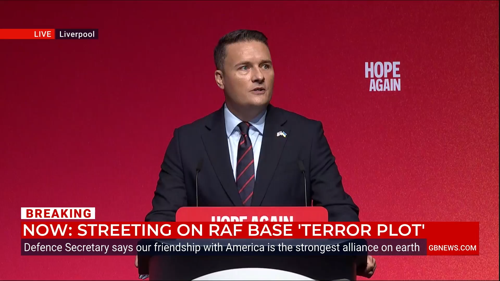 Wes Streeting declares UK-US relationship 'closest on Earth' following foiled RAF terror plot