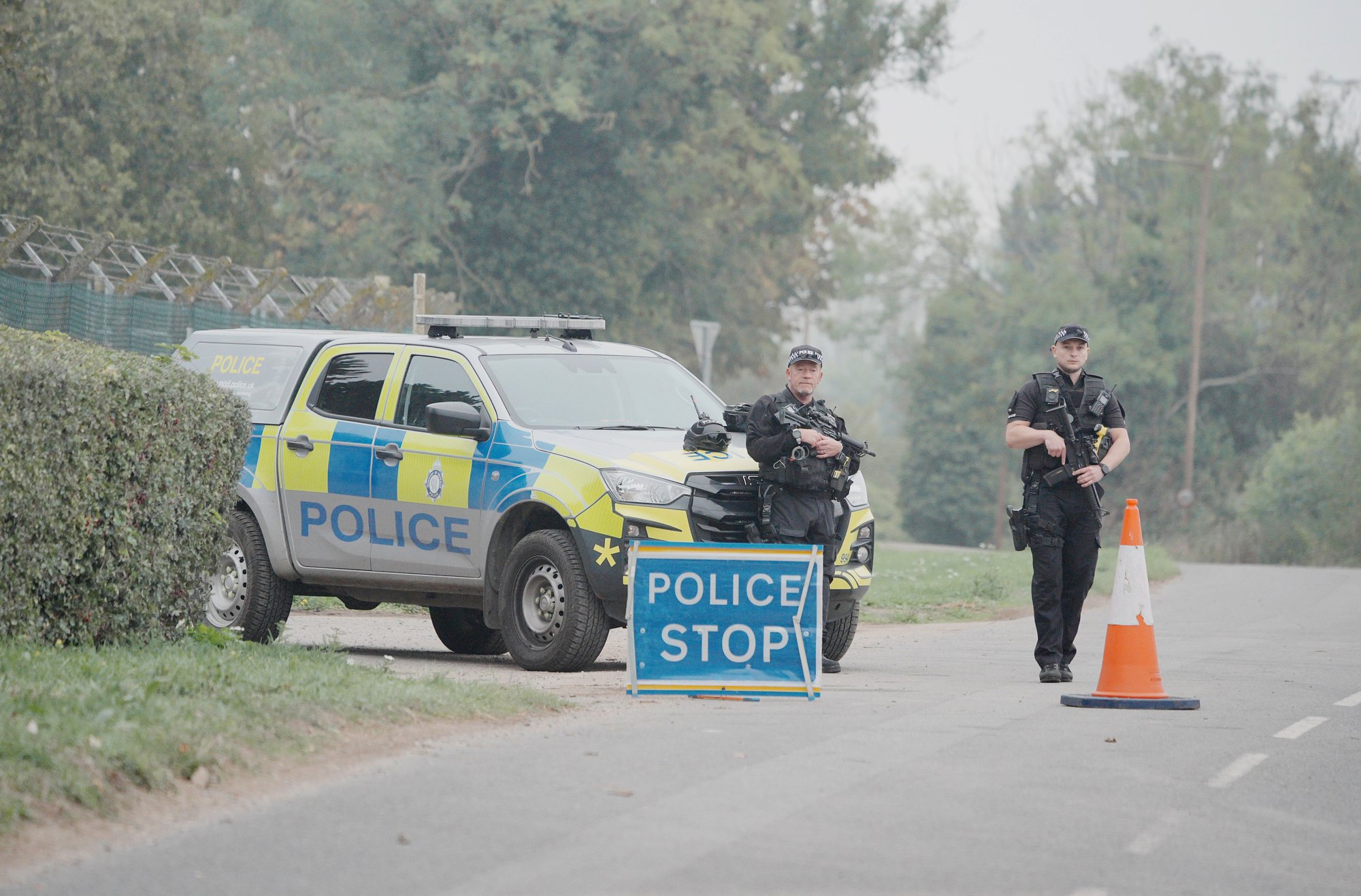 No explosive devices found in seized vans outside RAF Fairford