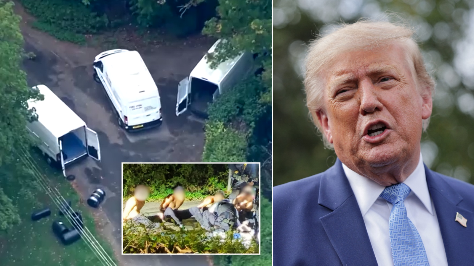 'You let them go!' Donald Trump issues damning new verdict on RAF Fairford case amid confusion over suspects' bail
