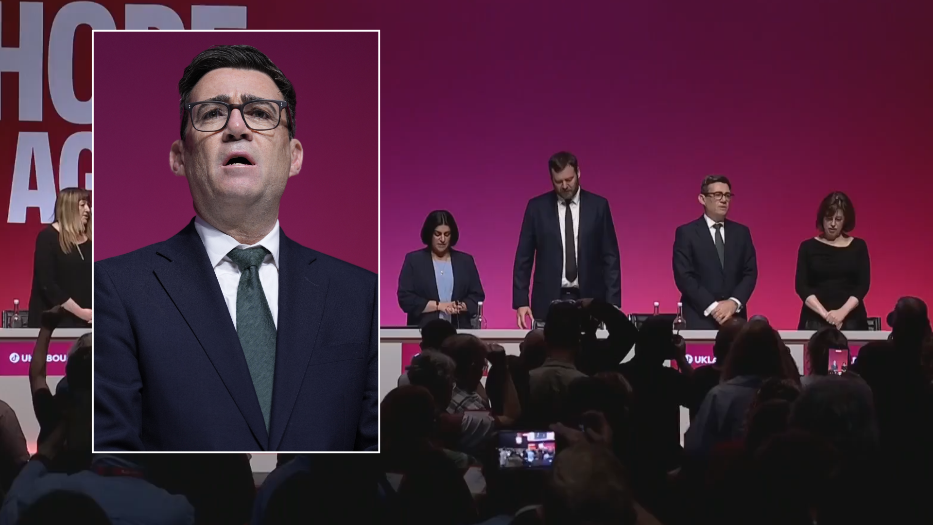 WATCH: Andy Burnham belts out socialist anthem to close Labour conference