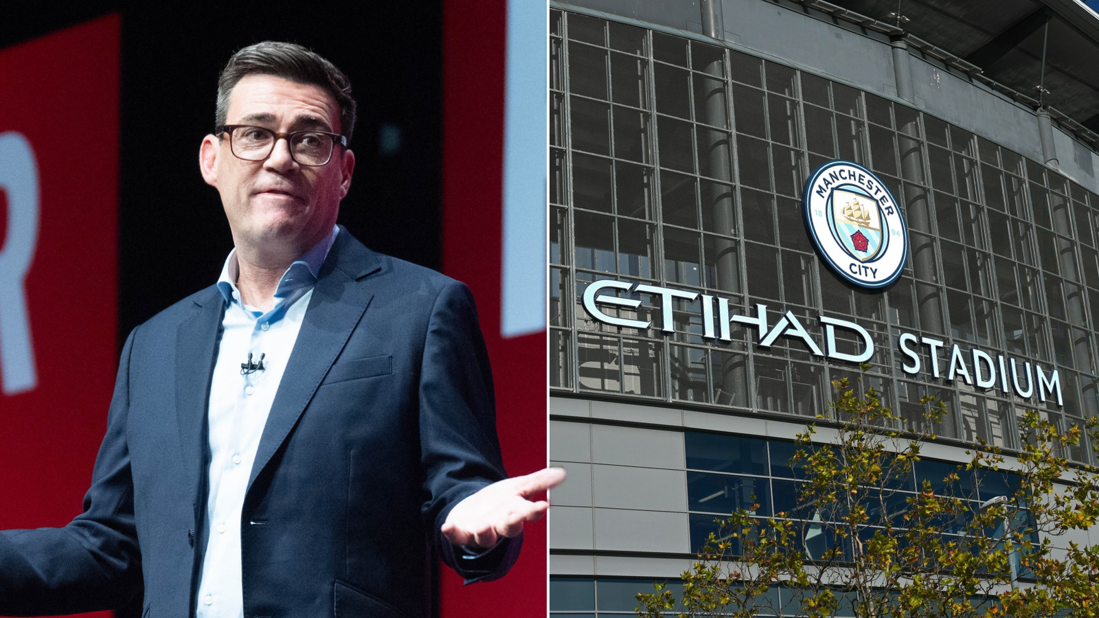 Andy Burnham sparks mass outrage after THANKING Man City owners for splurging cash on Manchester