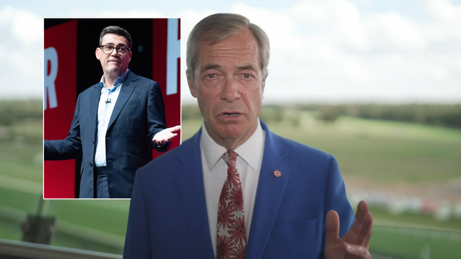 Nigel Farage says Andy Burnham handed Reform ‘huge opportunity’ as PM weighs up Brexit betrayal