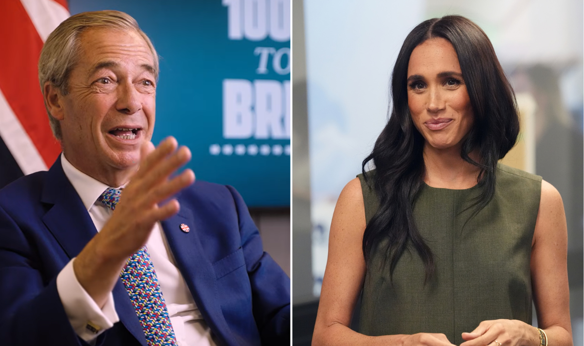 Nigel Farage jokes he’ll ‘deport’ Meghan if he becomes Prime Minister