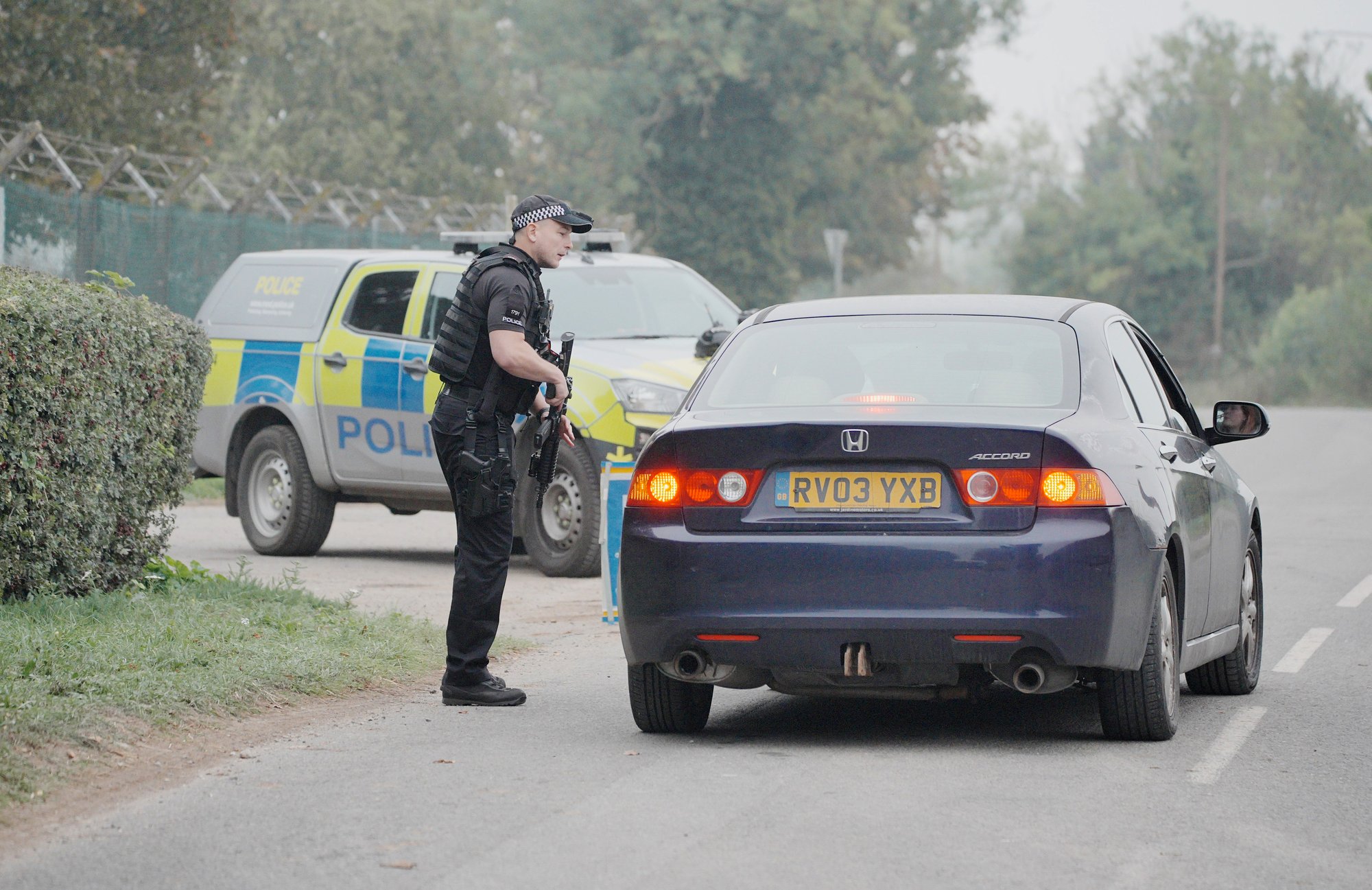 Police arrest British-Iranian on suspicion of terror offence following RAF Fairford incident