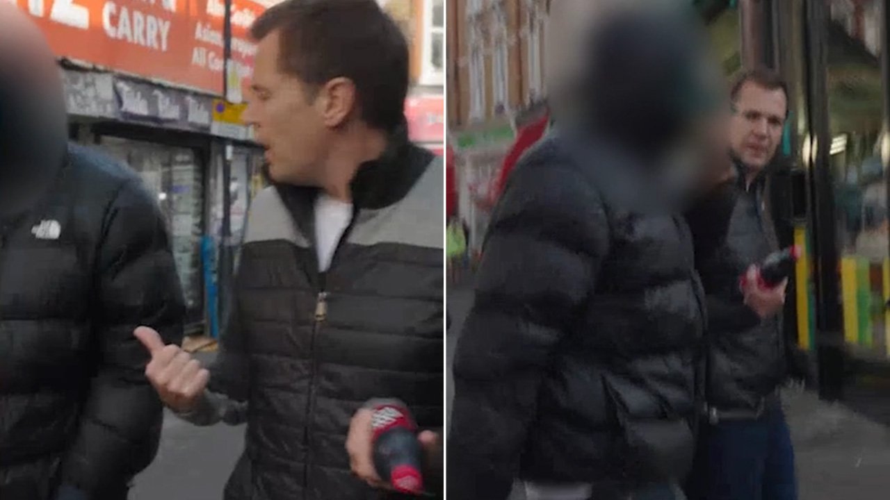 'You think you're above the law?!' Robert Jenrick confronts brazen shoplifter in broad daylight