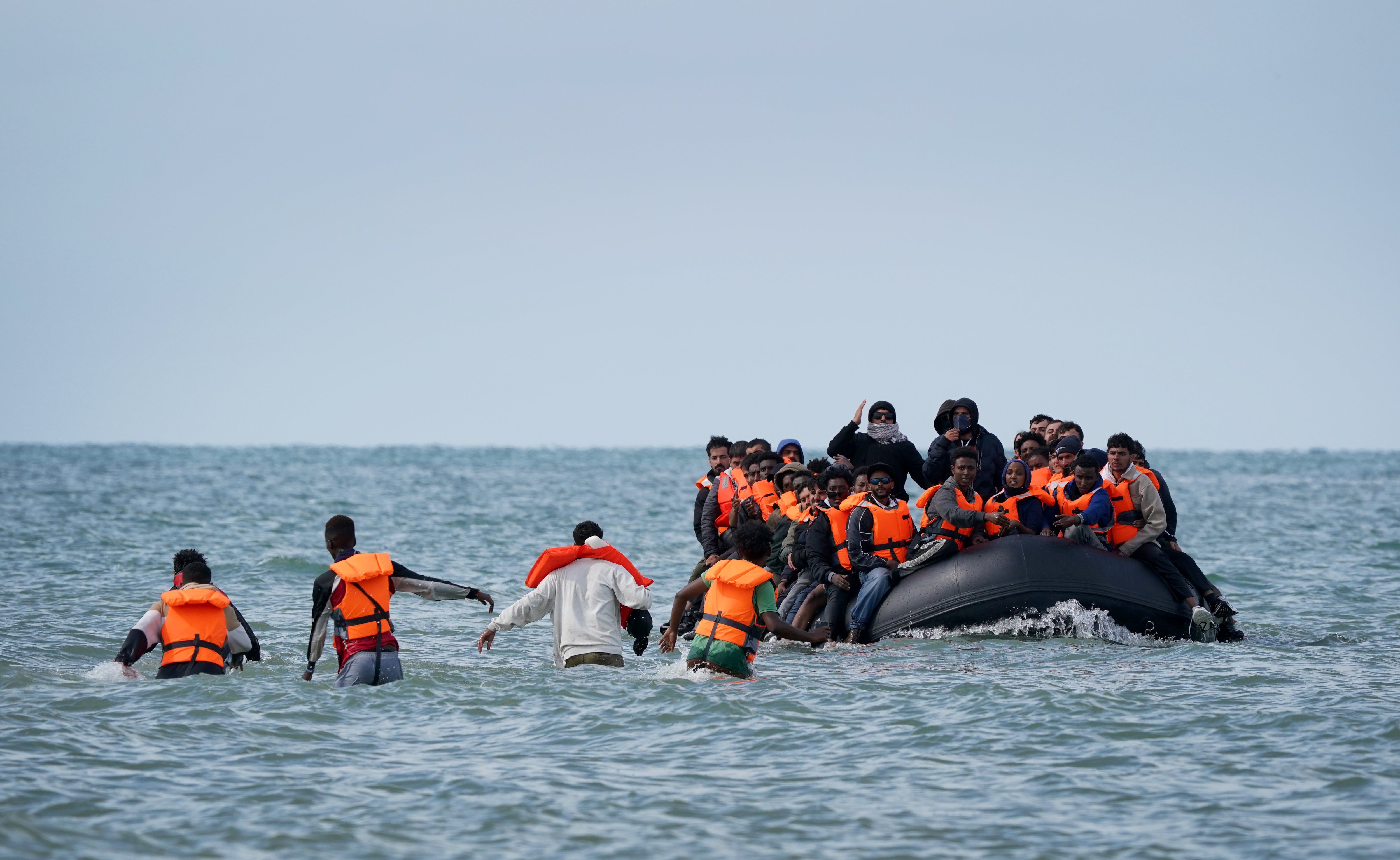 One migrant crosses Channel every SIX MINUTES during first week of October as Andy Burnham faces small boat surge