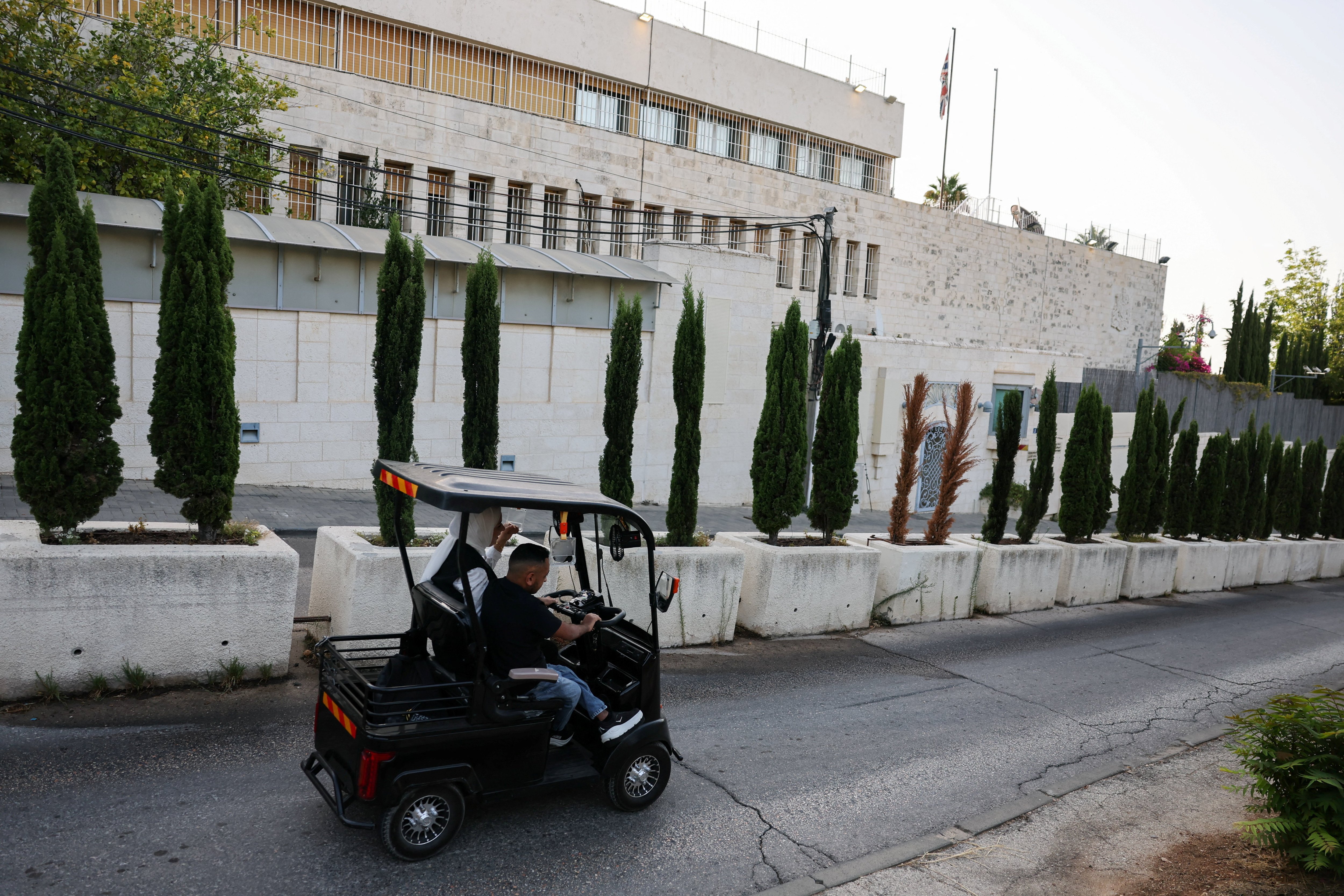 Signs removed from British consulate in Jerusalem as Israel's shutdown order expires