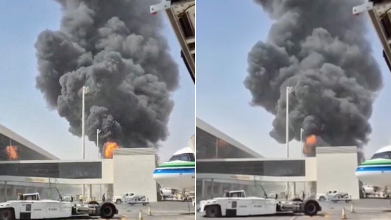 Houthis attack Middle East airport as hundreds of flights cancelled and Saudis prepare to 'punish' terror group