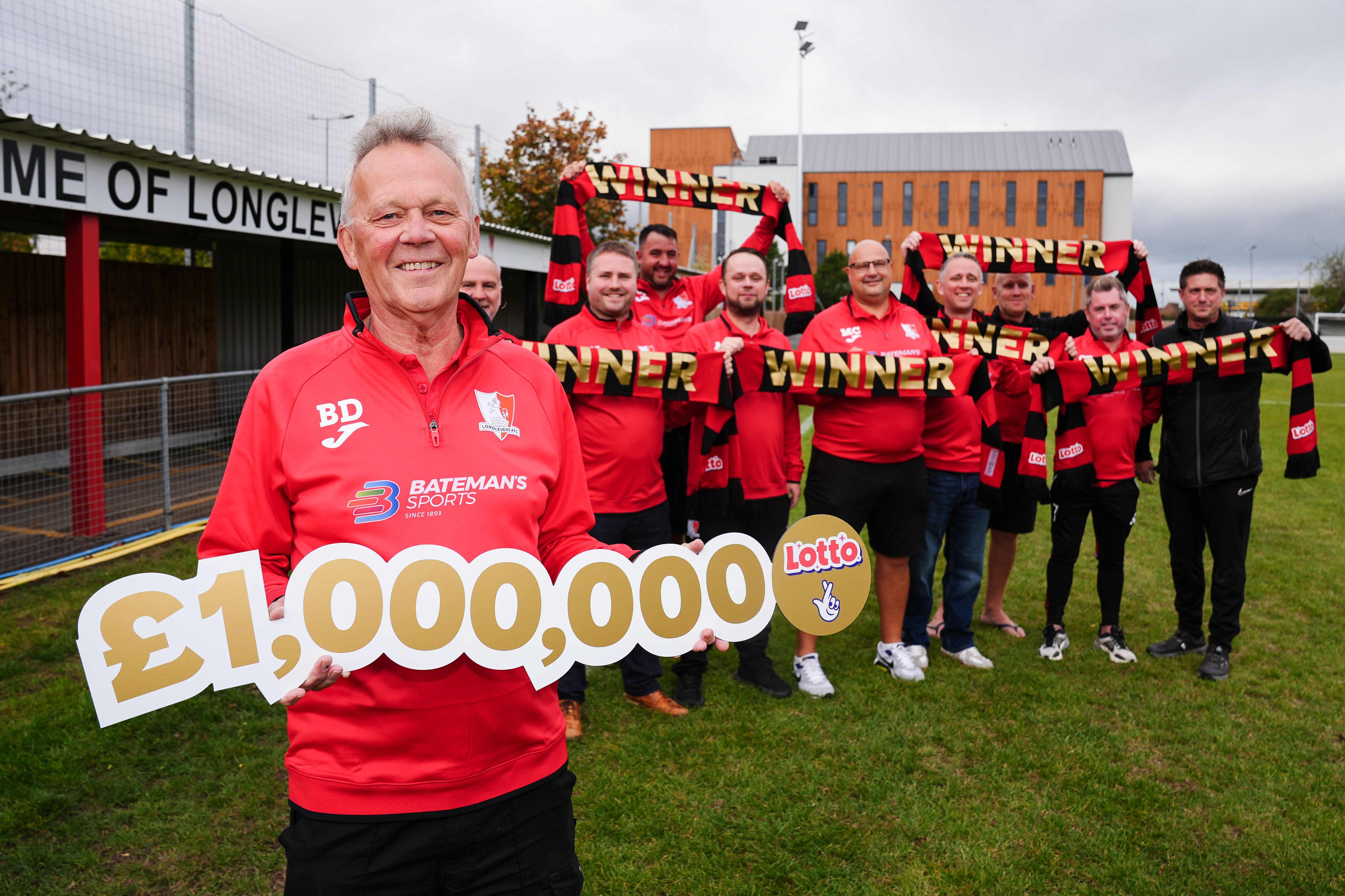 Gloucester amateur football club wins £1m Lotto jackpot