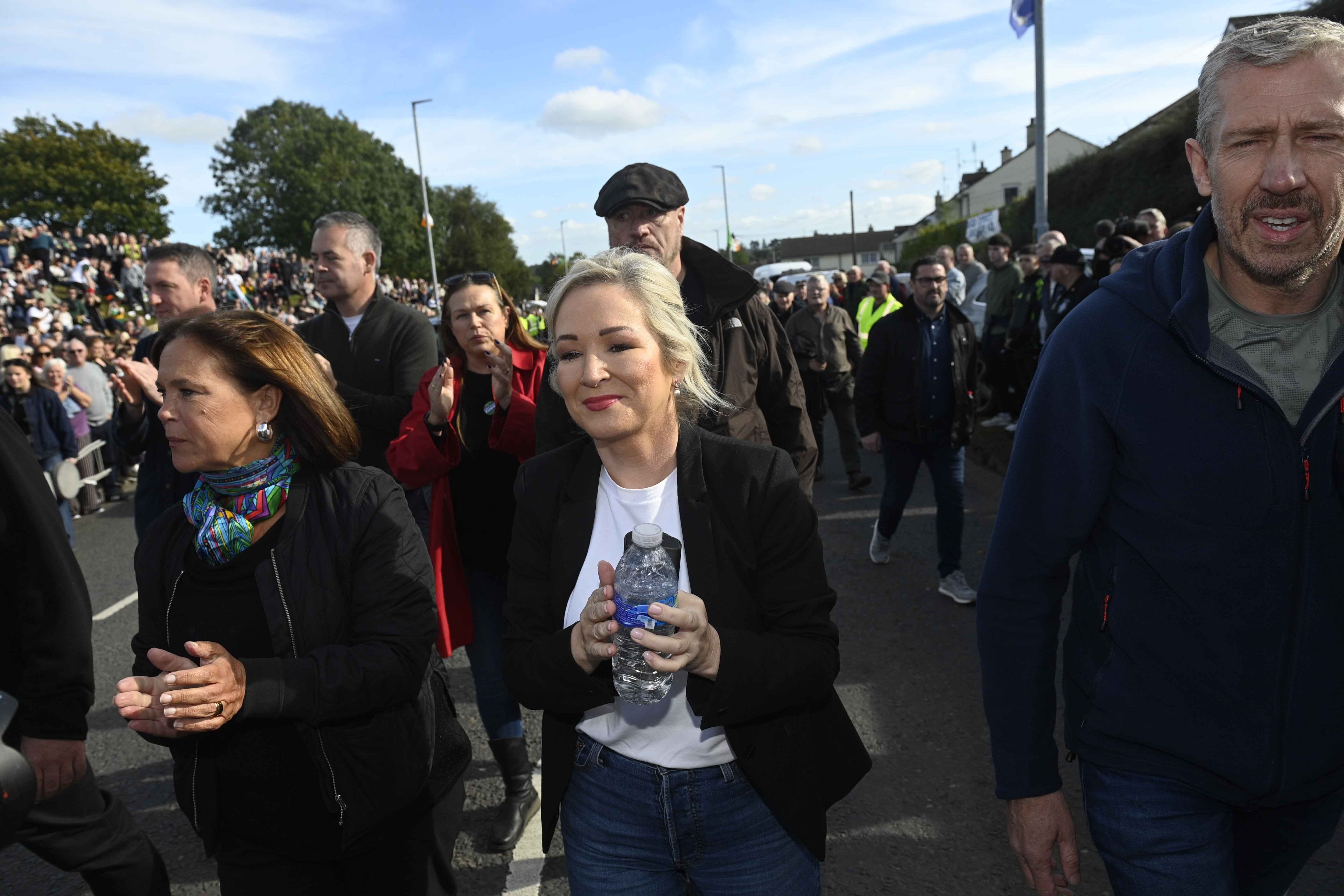 Northern Ireland First Minister Michelle O'Neill under police investigation after participating in anti-Orange Order parade