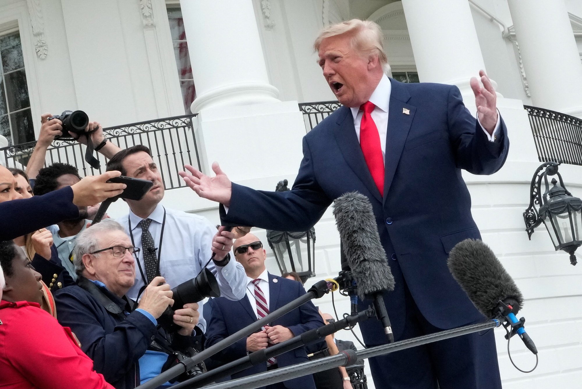 US launches investigation into TV networks after Donald Trump banned three 'fake news' outlets