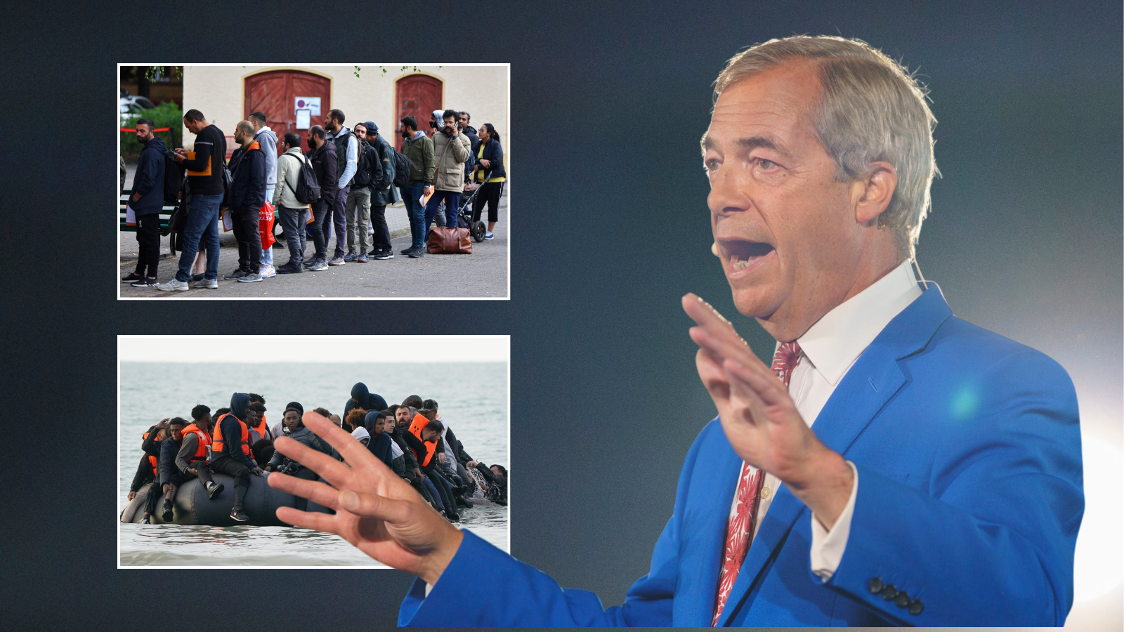 Nigel Farage vows to shut down entire asylum system to deport 90,000 migrants