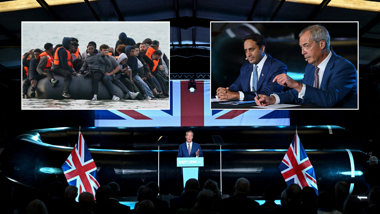 Nigel Farage threatens sanctions on Pakistan over migrant 'invasion' amid vow to shut down asylum system