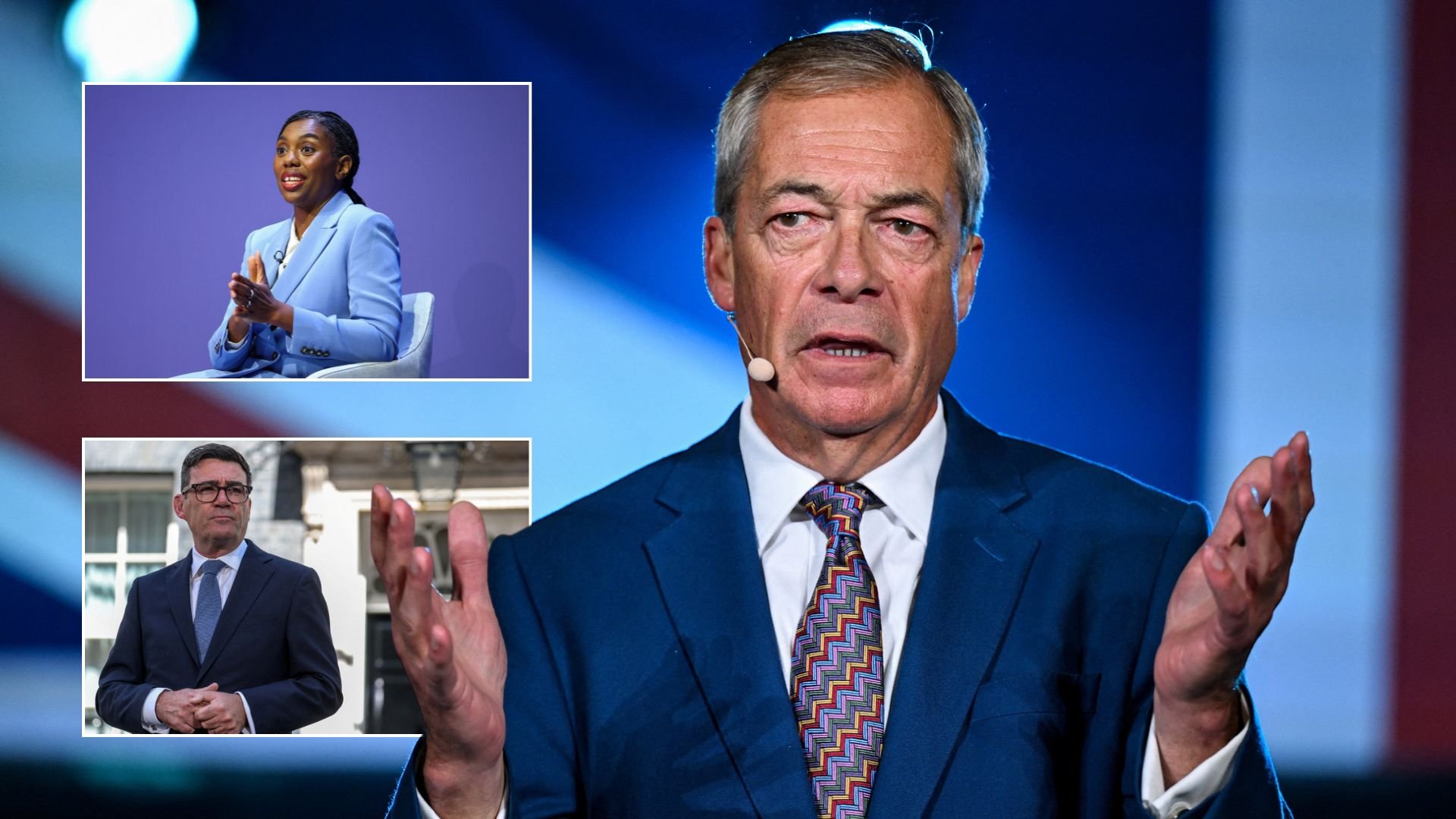 Nigel Farage's Reform UK drops to third behind Labour and Tories in bombshell poll