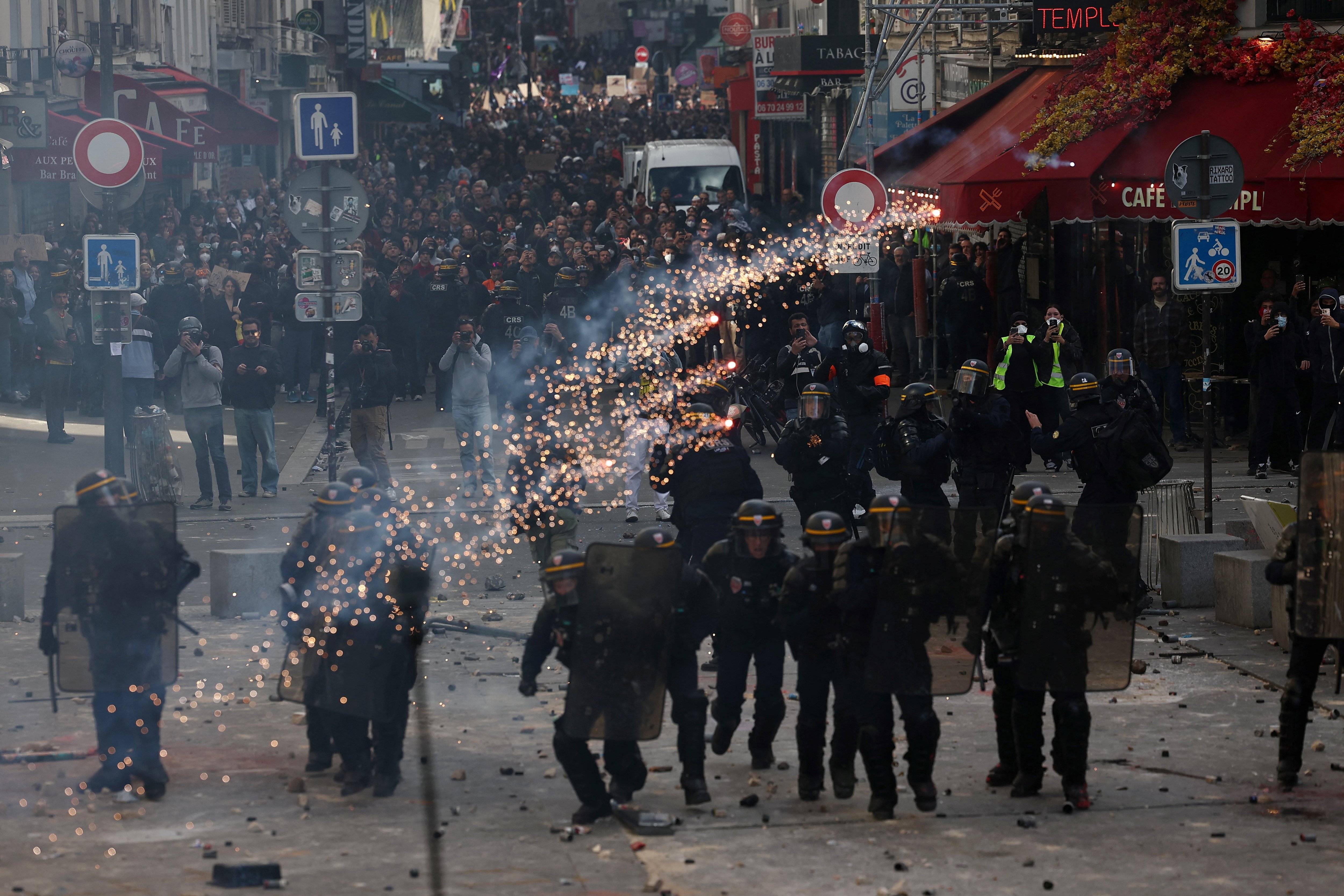 Tens of thousands protest across France over cost of living