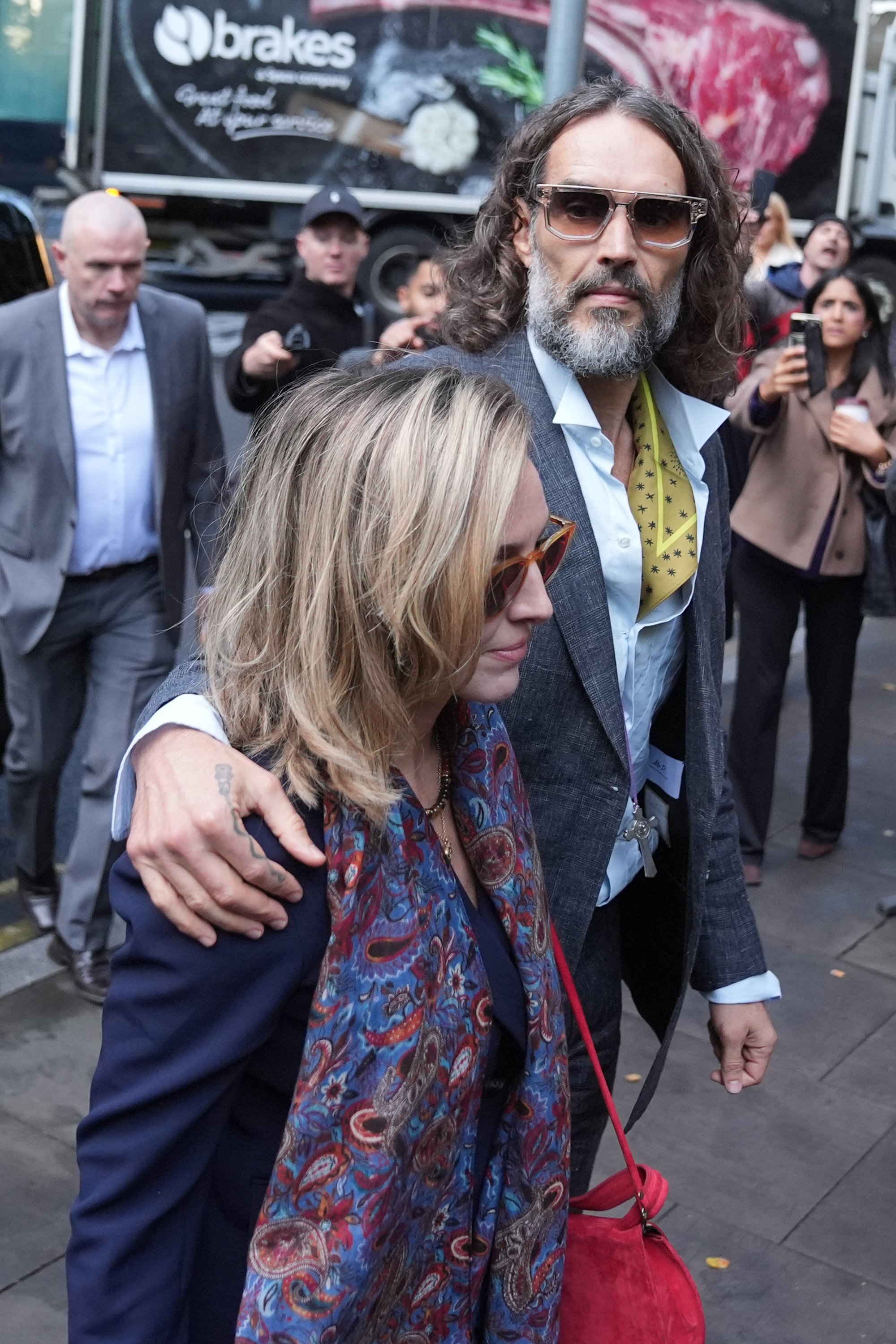 Russell Brand trial hears allegation of assault in Soho bar