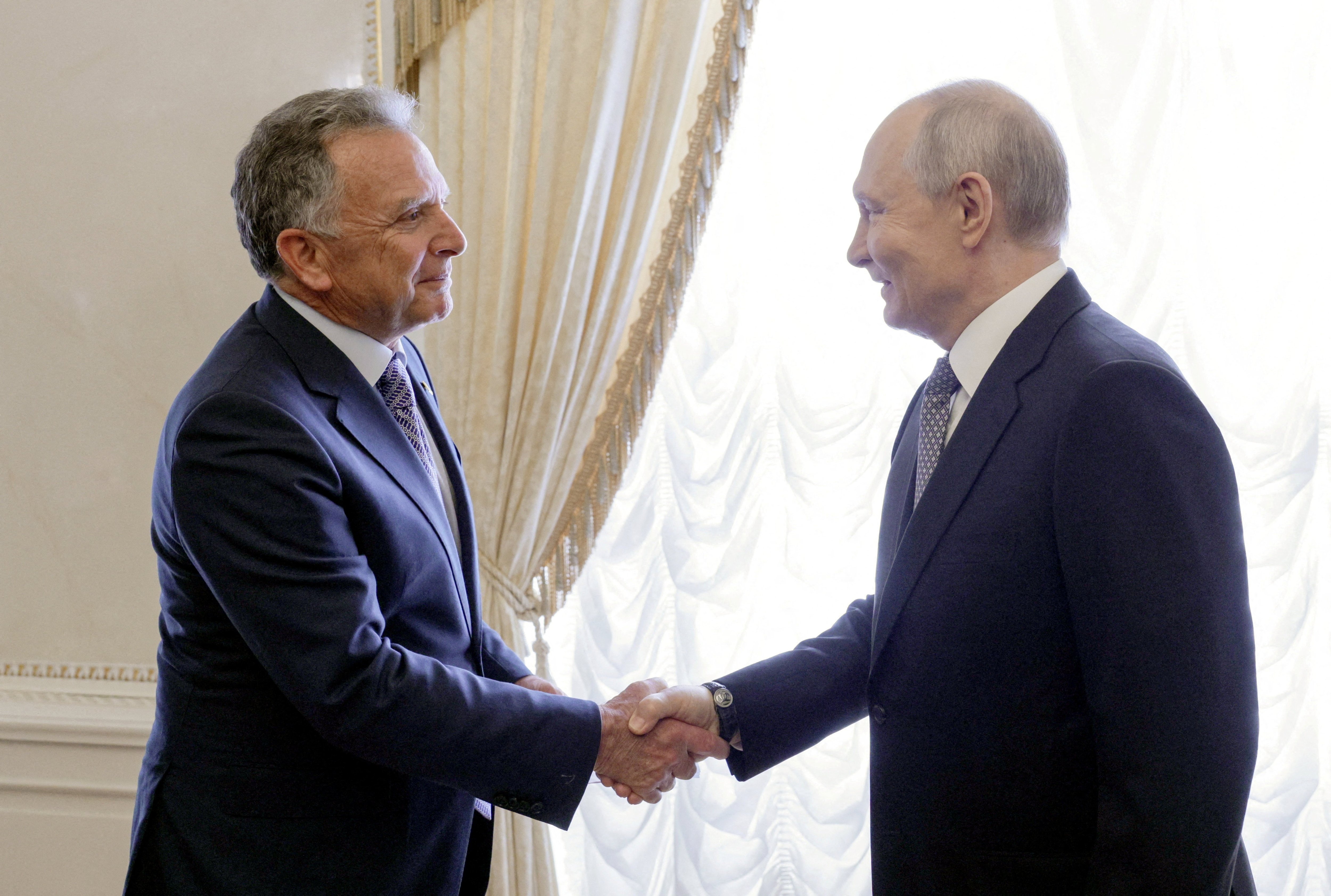 Senior Trump ally calls Vladimir Putin a 'humanitarian' after release of retired US schoolteacher