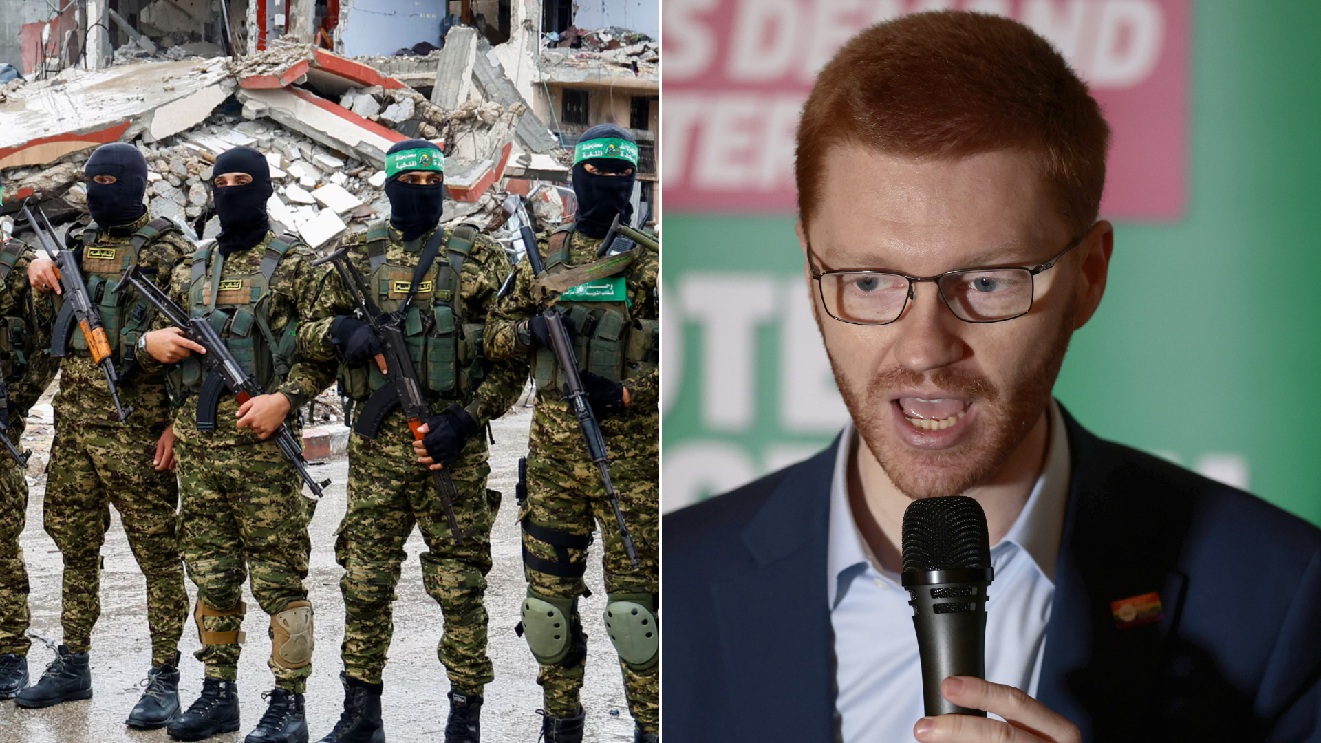 Scottish Greens leader says 'political wing' of Hamas should NOT be proscribed as terror group