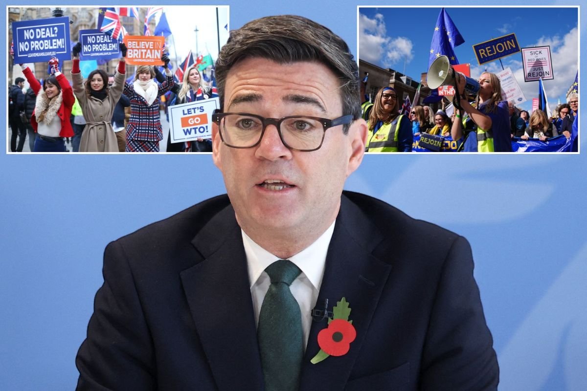 Andy Burnham confirms rejoin EU dream as PM eyes up reversing Brexit pledge at next general election