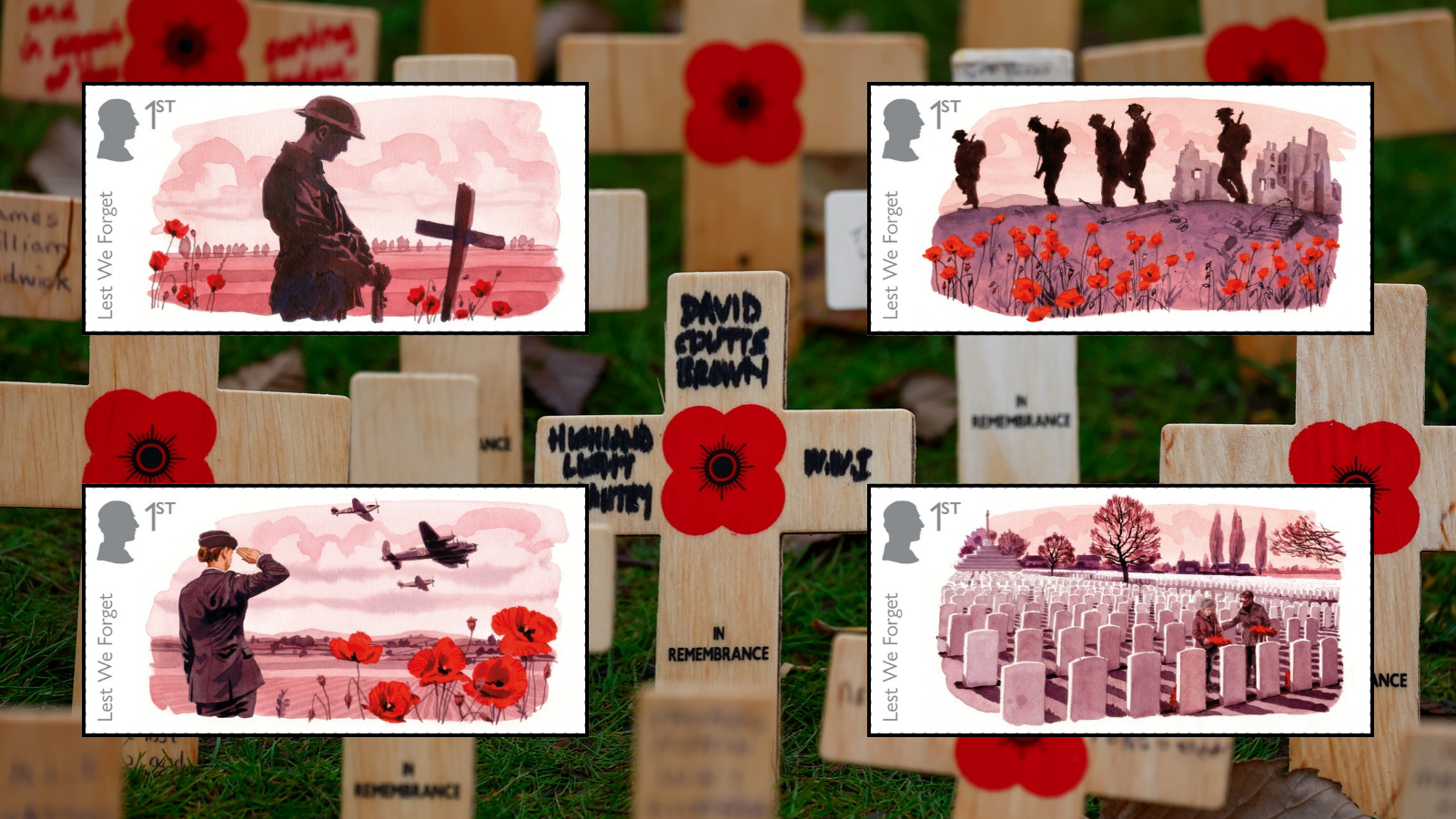 Royal Mail releases armed forces stamps for Armistice Day