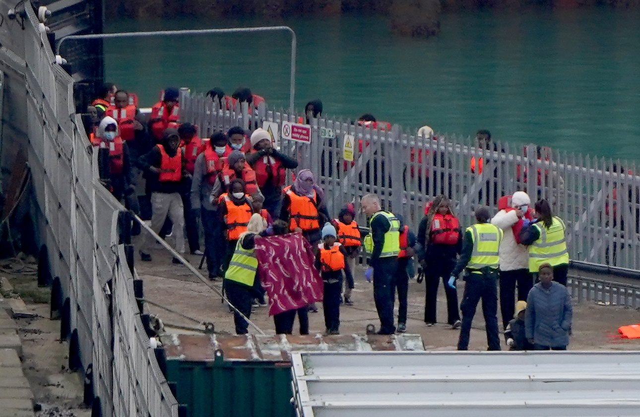 Hundreds of illegal immigrants cross Channel after three weeks of bad weather finally clears