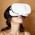 Woman wearing an oculus rift for an immersive entertaining experience