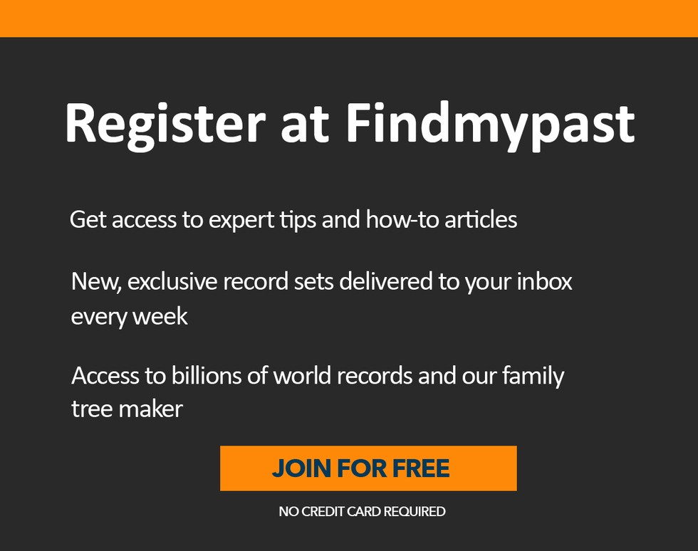 Register at Findmypast