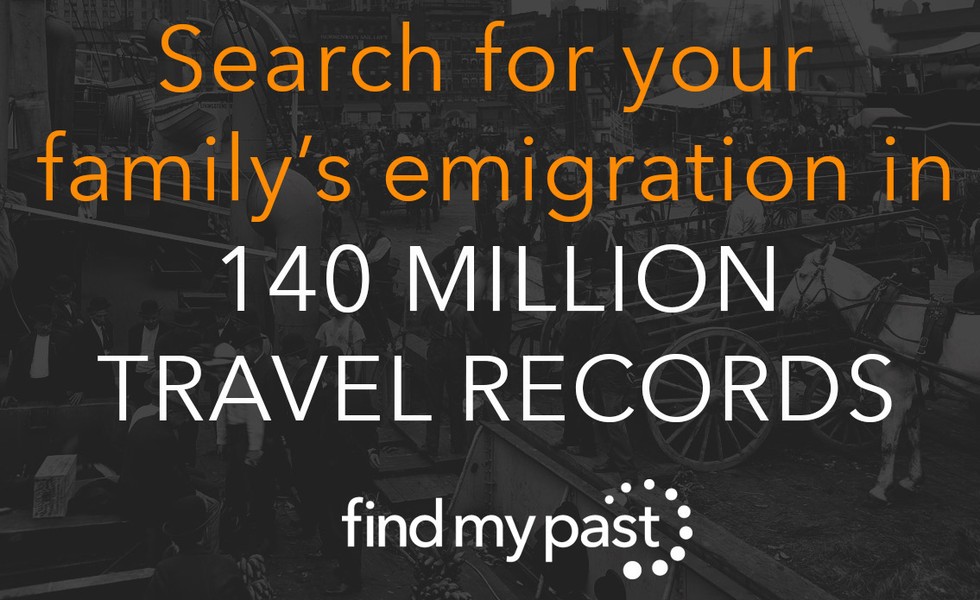 Search for your family's emigration in 140 million travel records