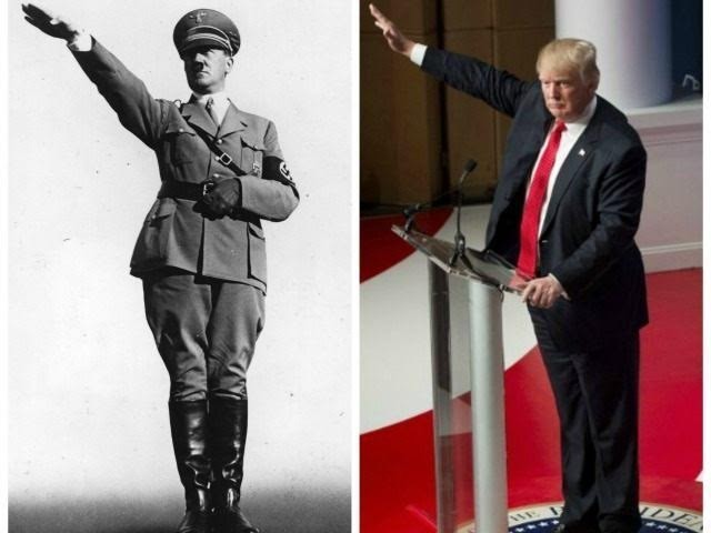 Image result for alt-right trump salute