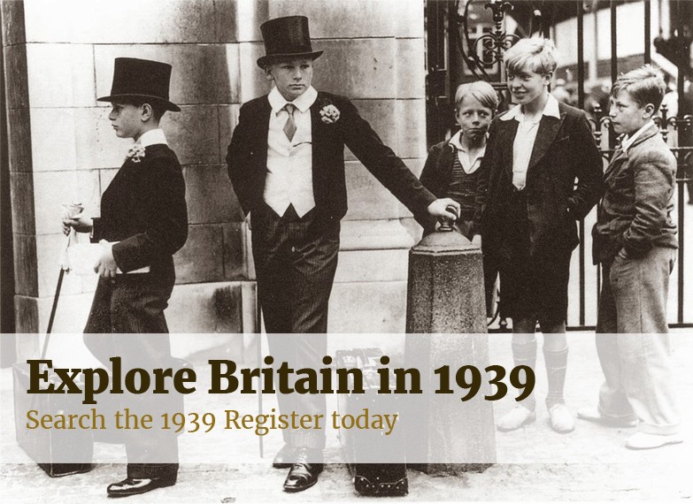 explore Britain in 1939. search the 1939 register today