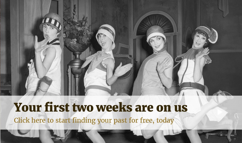 your first two weeks are on us. Click here to start finding your past for free today
