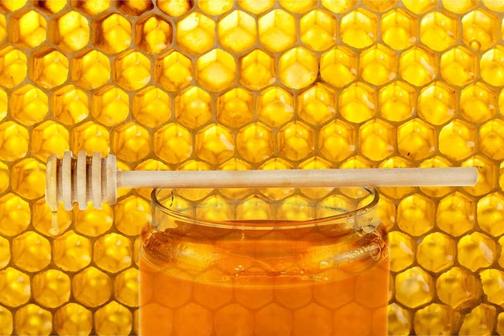 Dunkle Punkte Im Honig