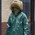 Don't let the fantastic furry hat steal focus from the true star of this outfit: the quilted makeshift balaclava