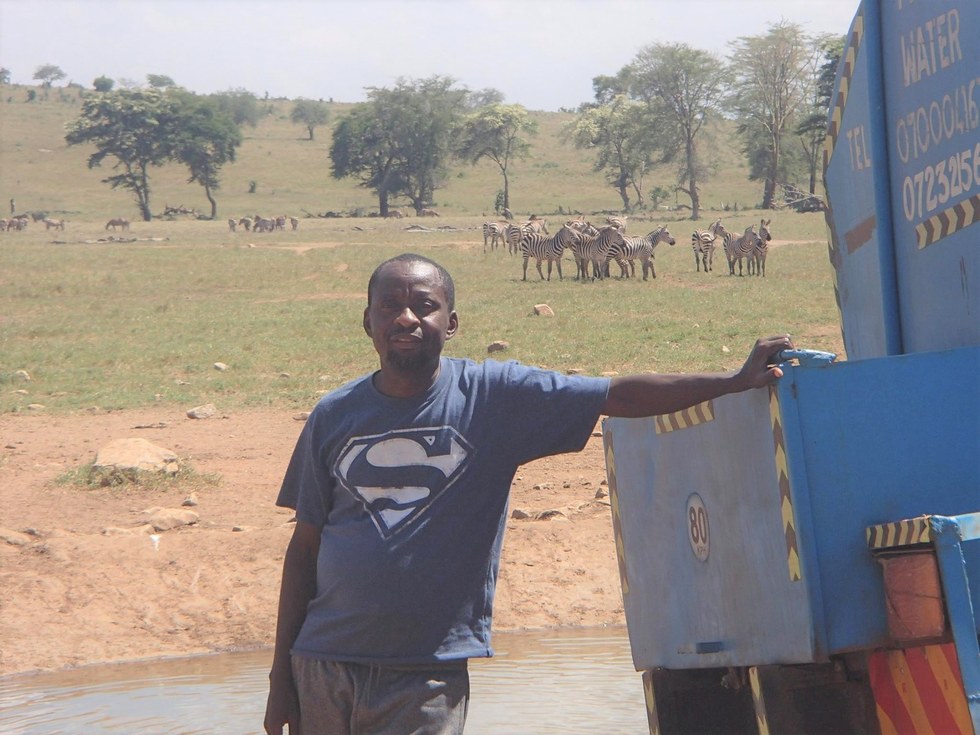 Patrick Kilonzo Mwalua in Tsavo Kenya