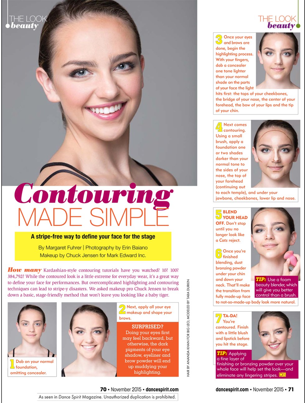 Contouring Made Simple Dance Spirit