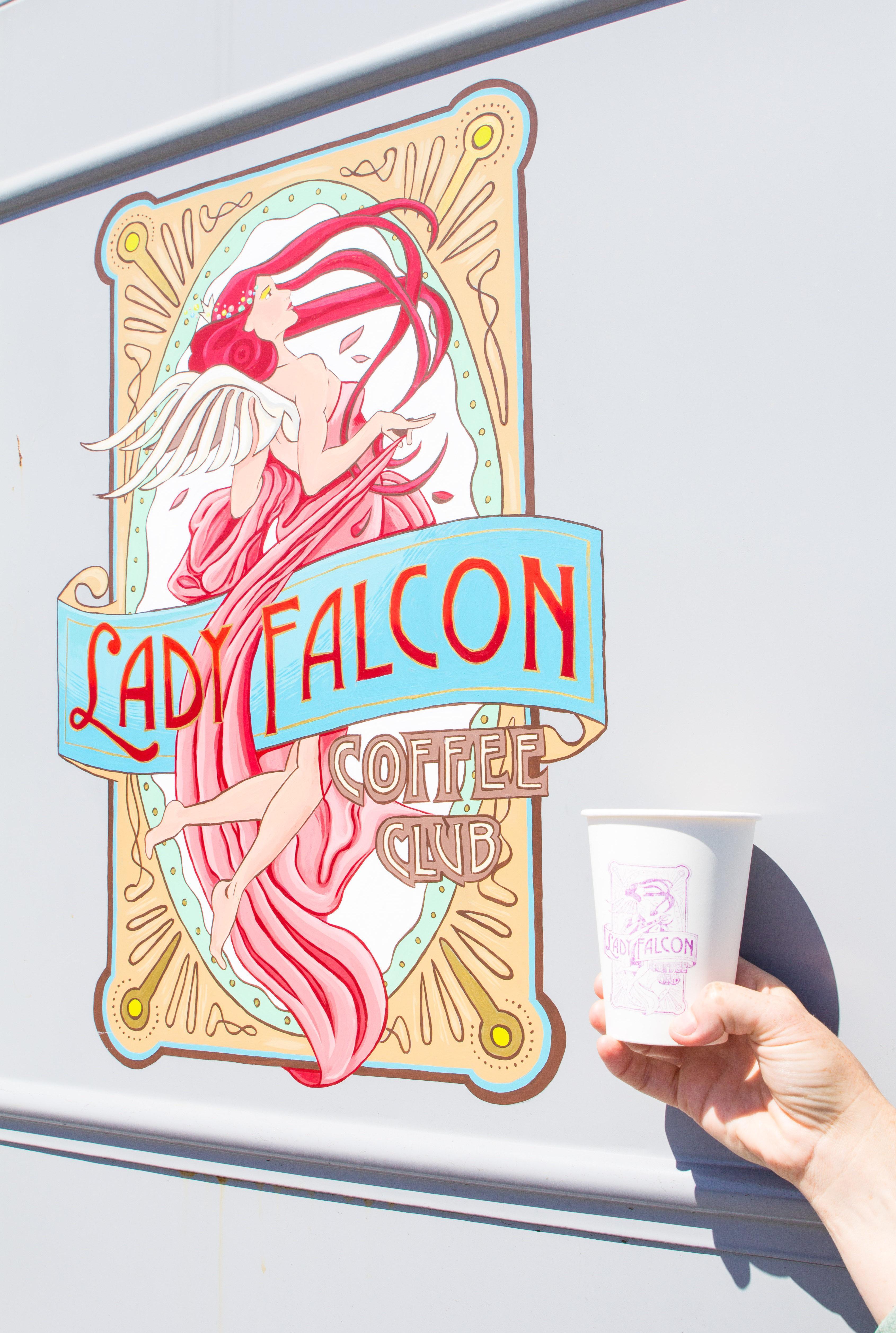 First Taste Lady Falcon Coffee Club Is Spiked With Feminine Feels 7x7 Bay Area